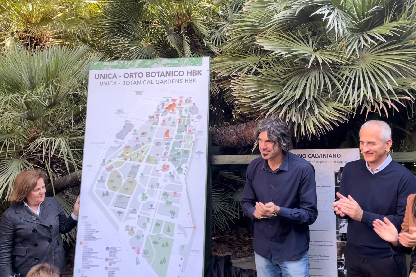 La presentazione della nuova cartellonistica dell’Orto Botanico di Cagliari (foto Spignesi)