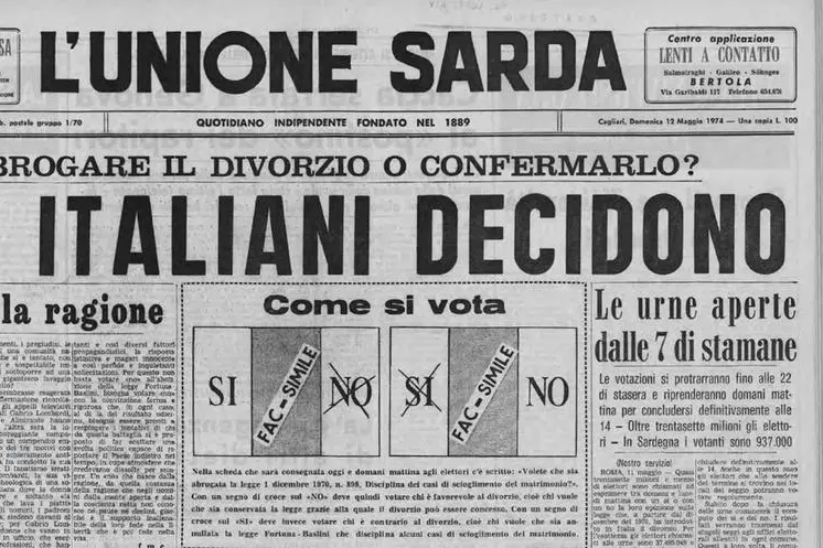 E' stato il primo voto in Italia per un referendum abrogativo