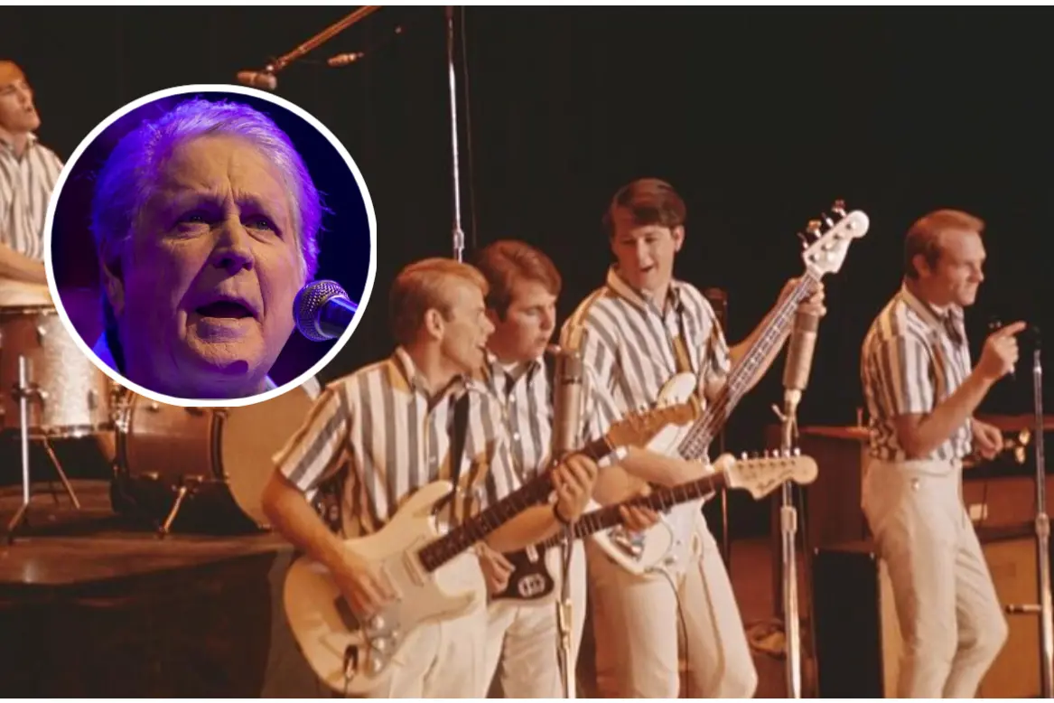 I Beach Boys, nel riquadro Brian Wilson (Ansa)
