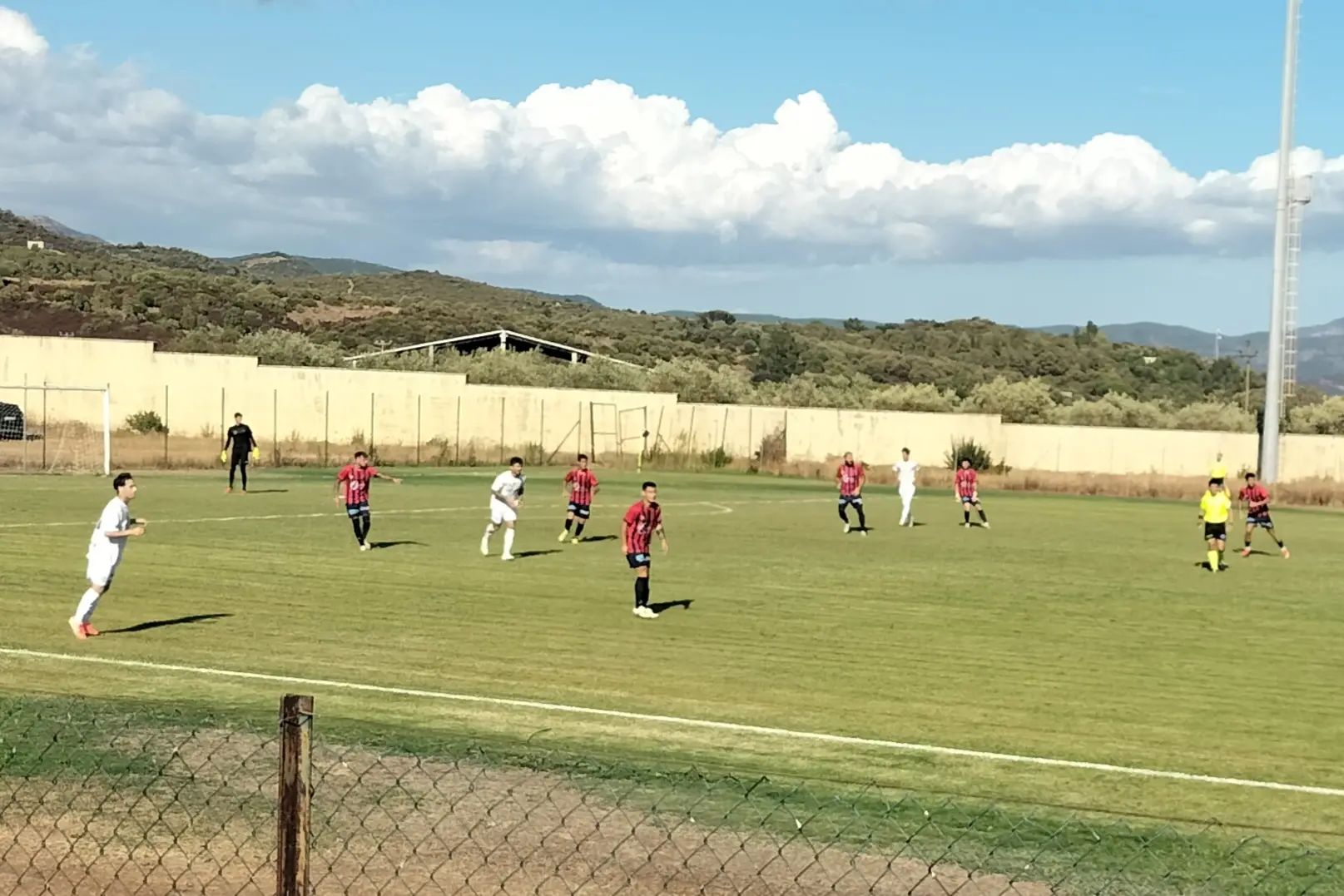Il derby di coppa Italia Carbonia Iglesias. (Foto Scano)