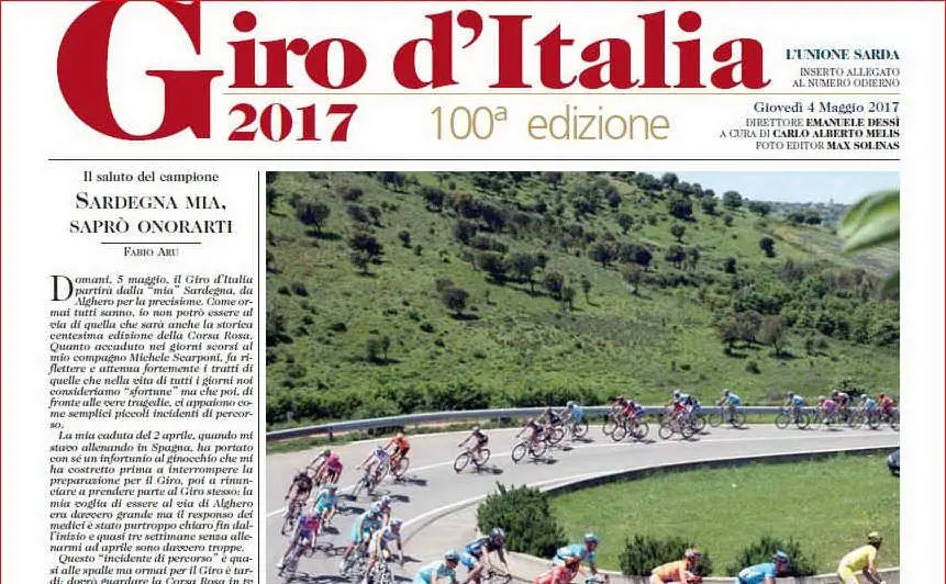 Lo speciale dedicato al Giro d'Italia su L'Unione Sarda