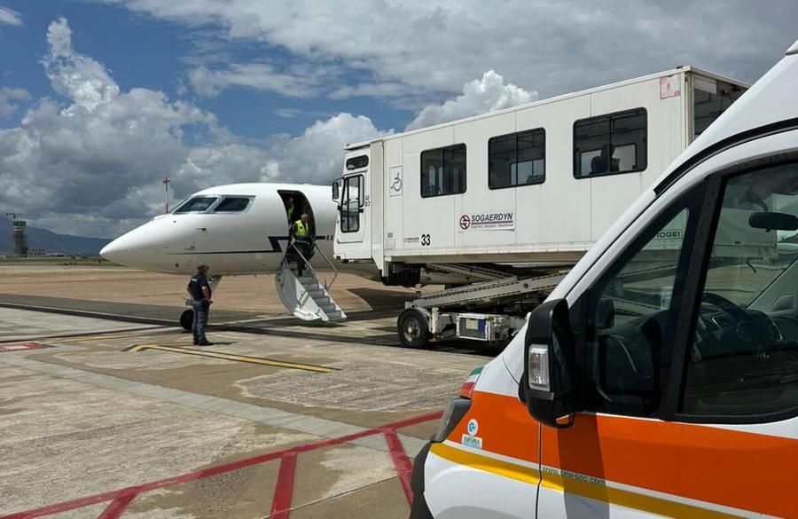 Volo d’urgenza per una neonata in pericolo di vita
