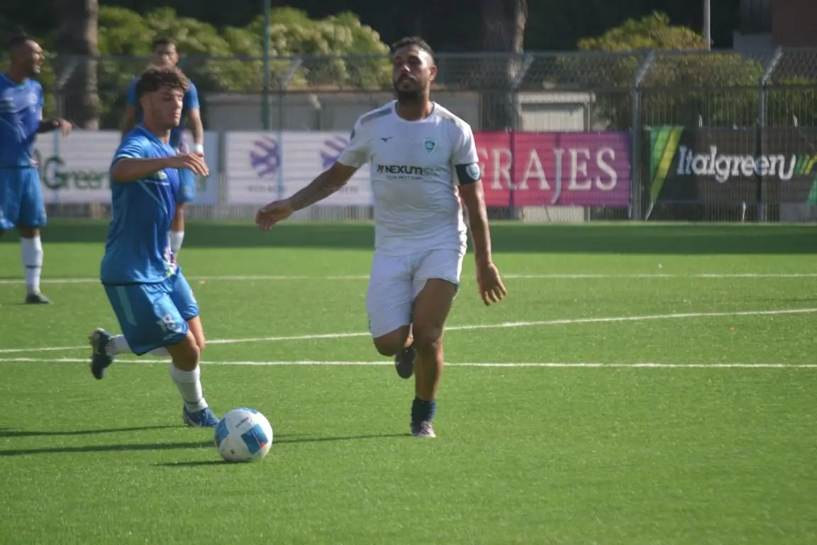 Ragatzu in un momento del match con l'Albalonga (foto Ilenia Giagnoni)