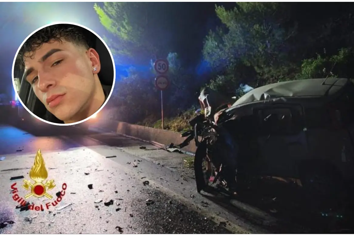 Il luogo dell'incidente, nel tondo Marco Contini