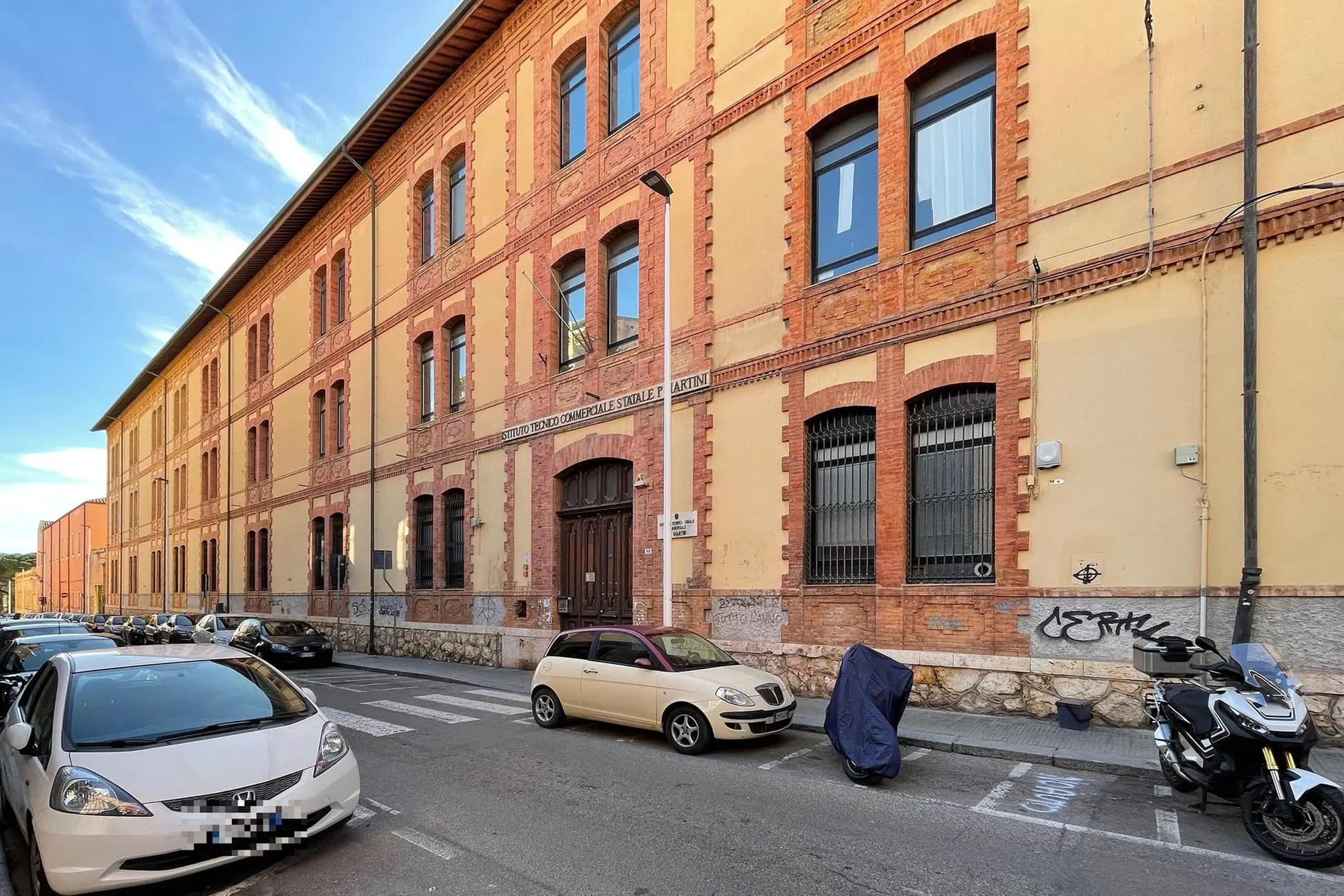 La storica sede di via Sant’Eusebio dell’istituto tecnico economico Martini, chiusa per problemi strutturali dal 2015