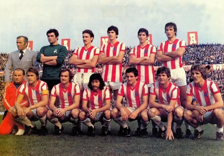 Il Vicenza che arrivò secondo il Serie A nella stagione 1977-78 (foto concessa)