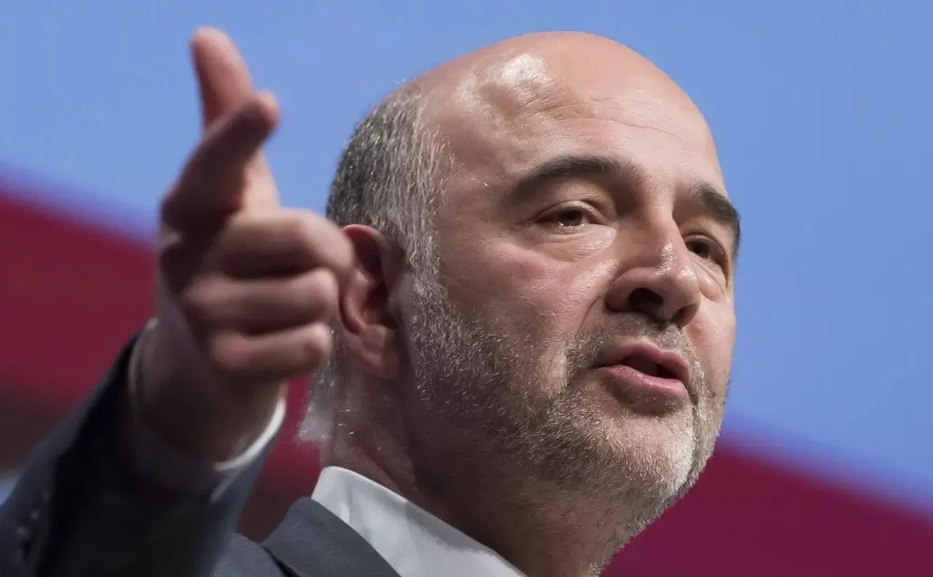 Il commissario europeo Pierre Moscovici (Ansa)