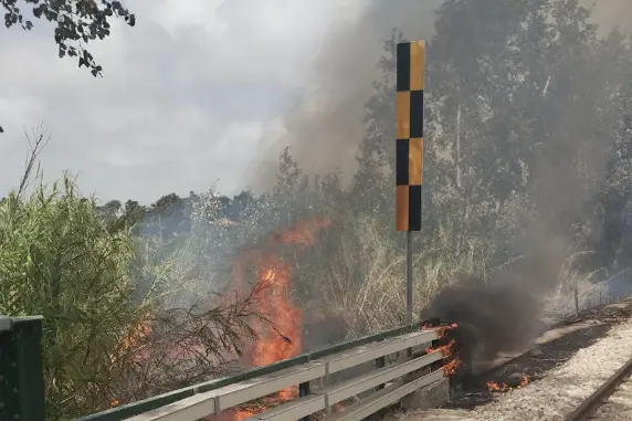 L’incendio