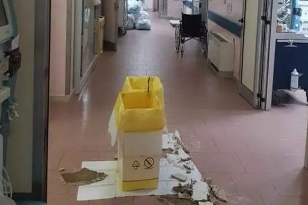 L'interno dell'ospedale