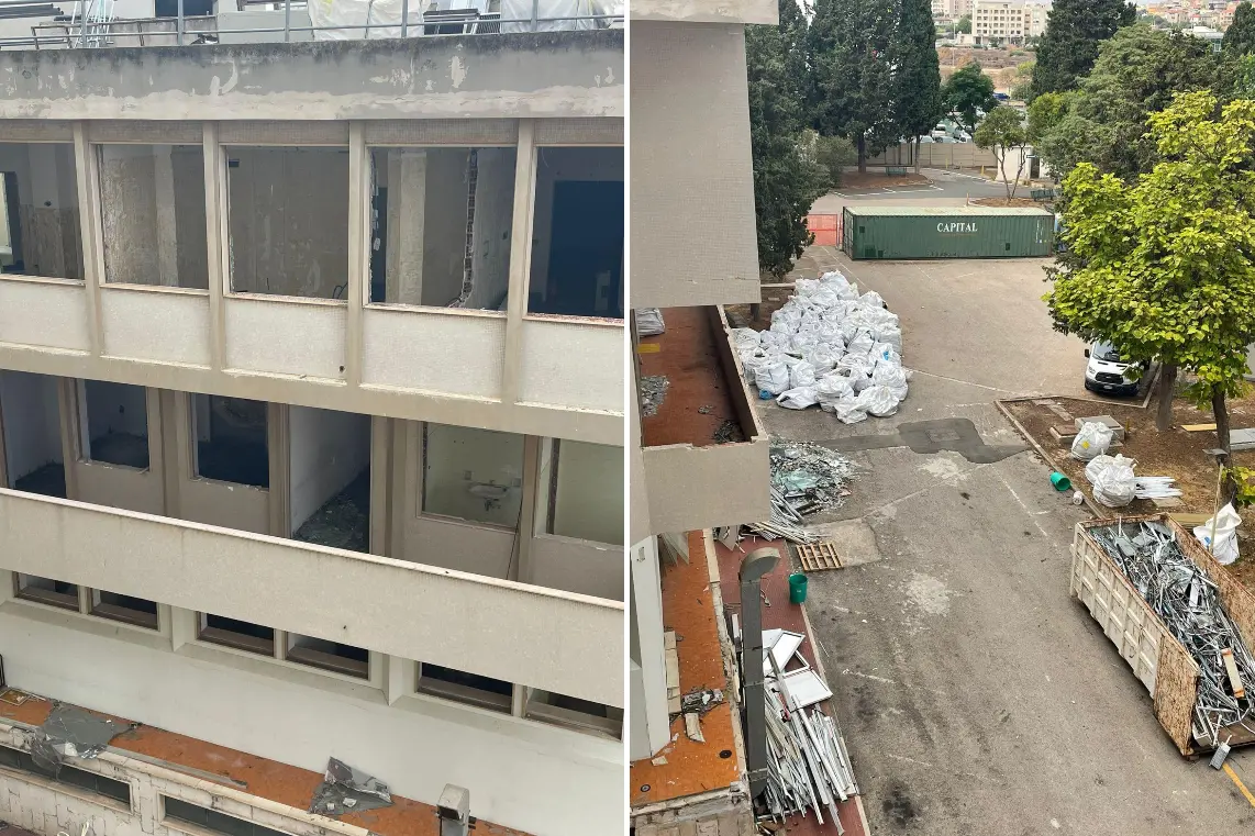 I lavori in corso al Businco