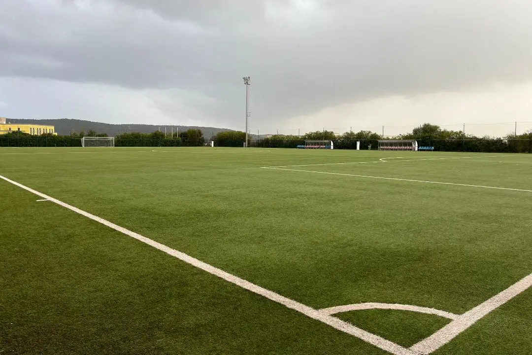 Uno scorcio del campo da calcio del Geovillage (foto Ilenia Giagnoni)