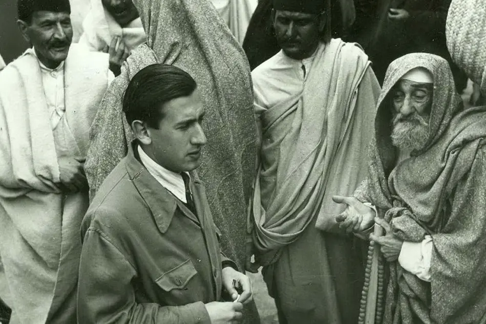 Simon Mossa a Tangeri nel 1940