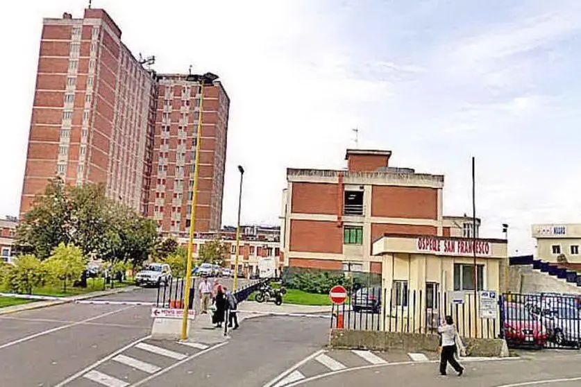 L'ospedale San Francesco (Archivio L'Unione Sarda)