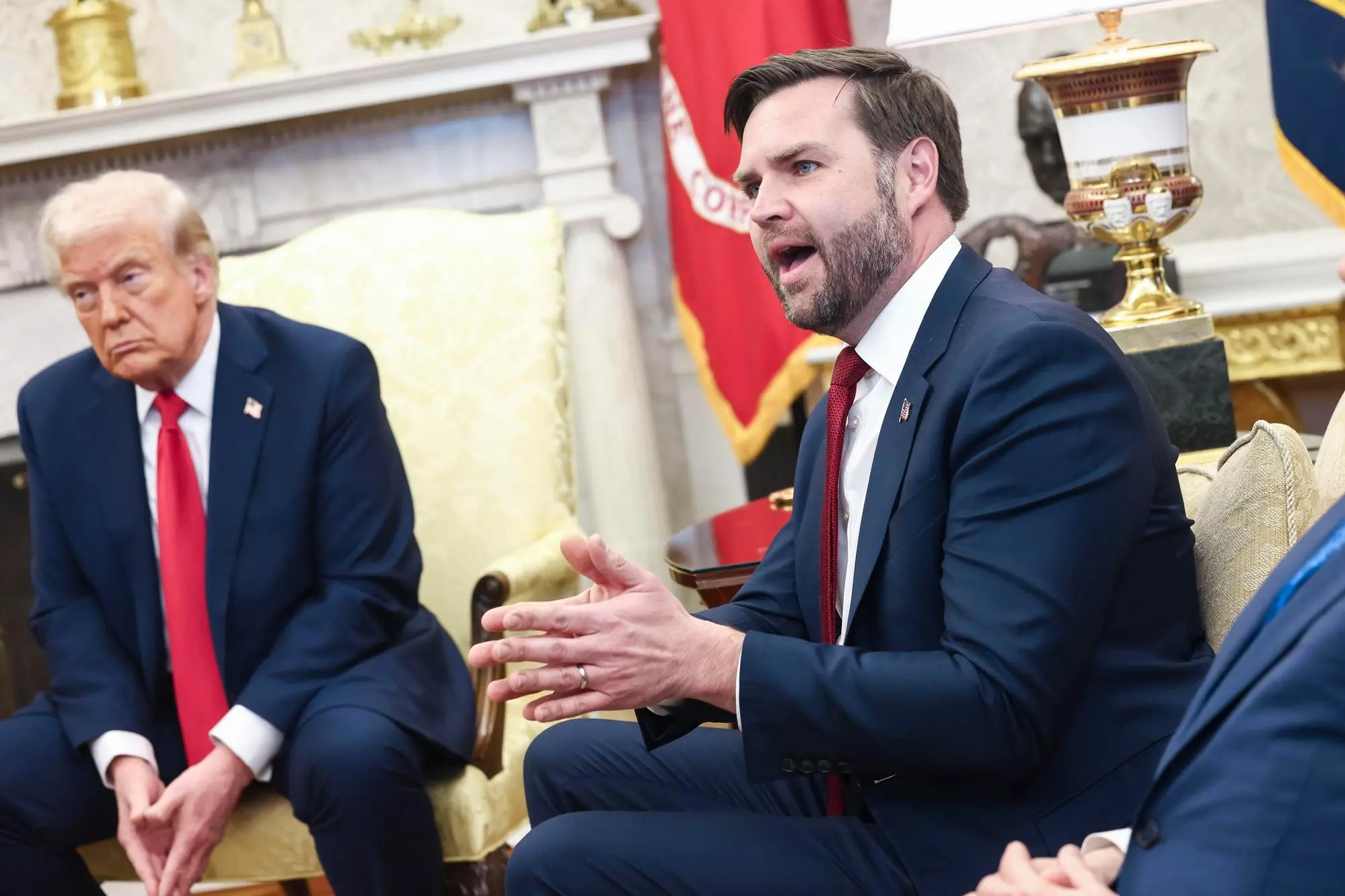 JD Vance e Donald Trump (Ansa-Epa)