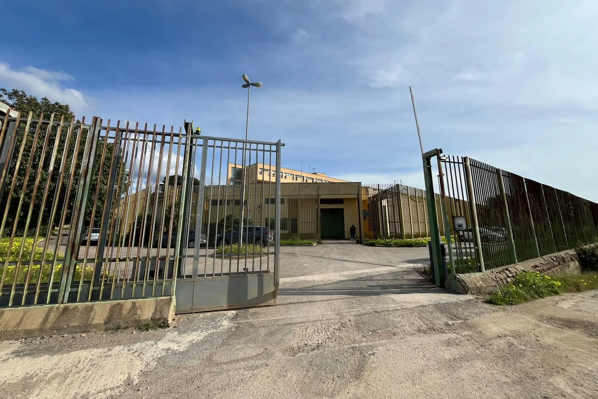 L'ingresso del carcere minorile di Quartucciu