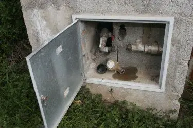 Un contatore dell'acqua