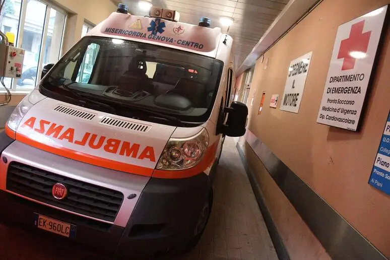 Il pronto soccorso del Gaslini di Genova (Ansa)