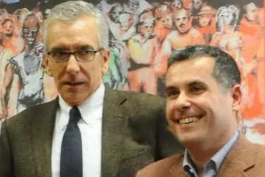 Francesco Pigliaru e Silvio Lai