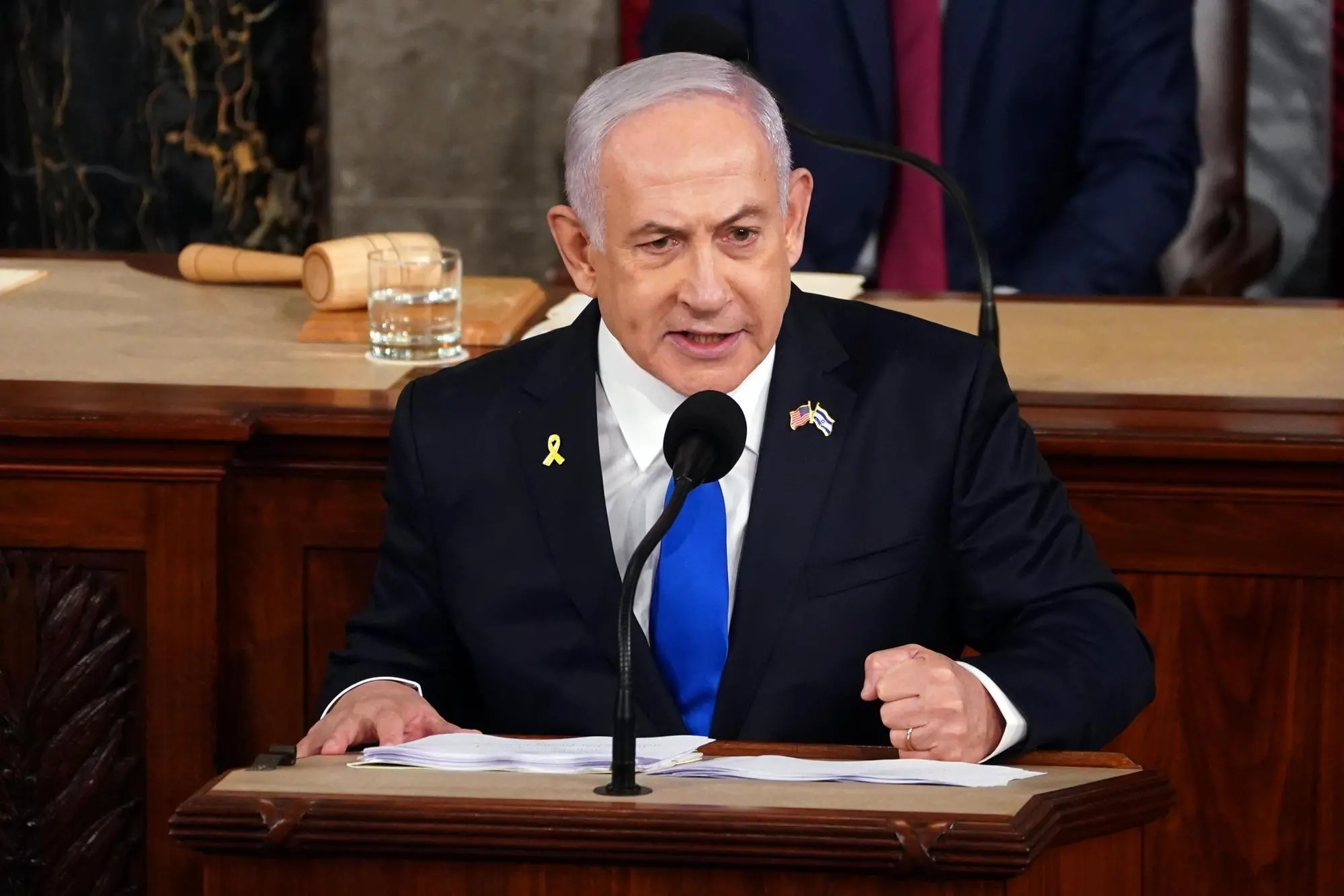 Netanyahu parla al Congresso Usa (Ansa-Epa)