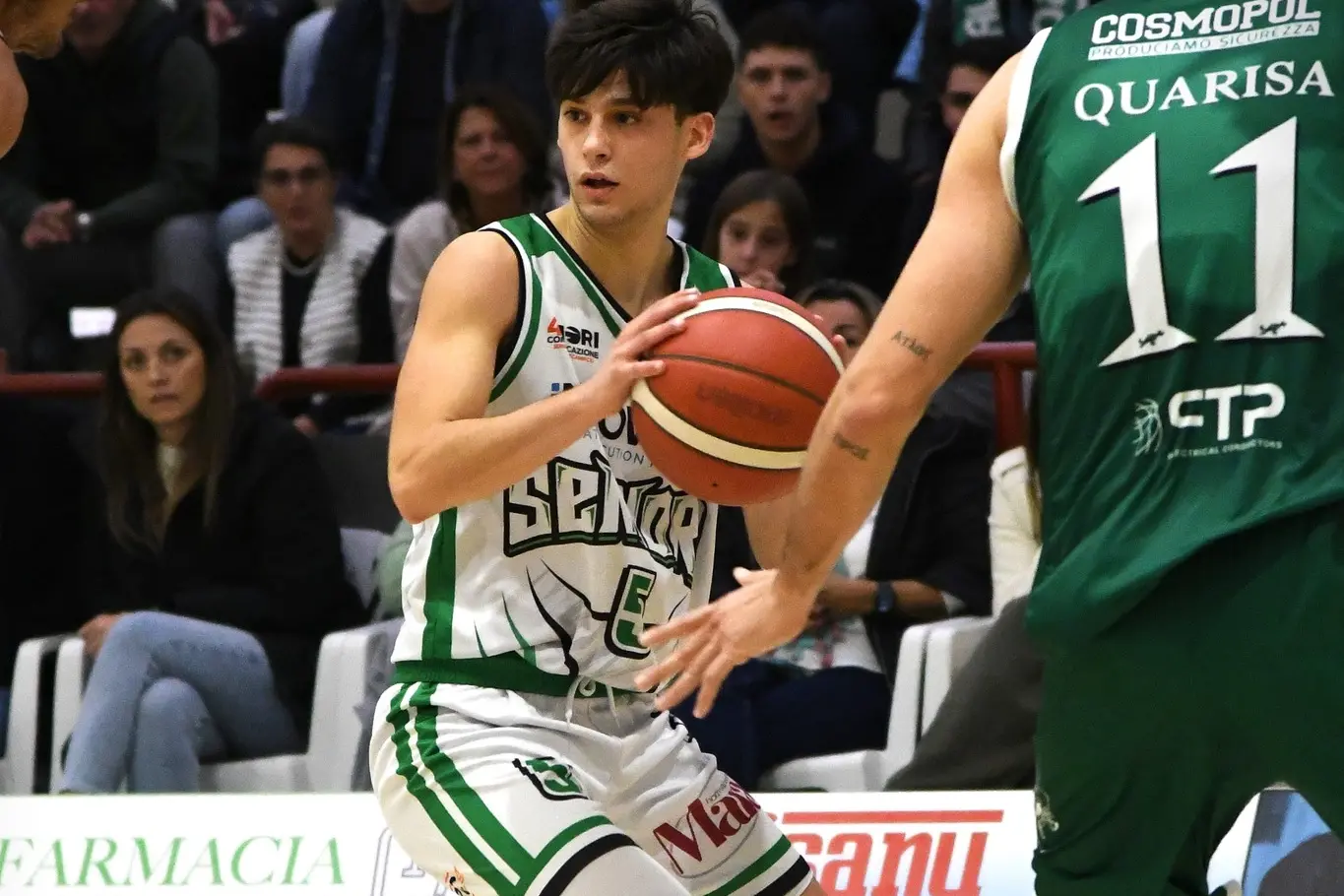 Il play sennorese Puggioni (foto Marongiu)