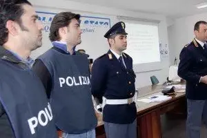 Cagliari: la conferenza stampa della polizia