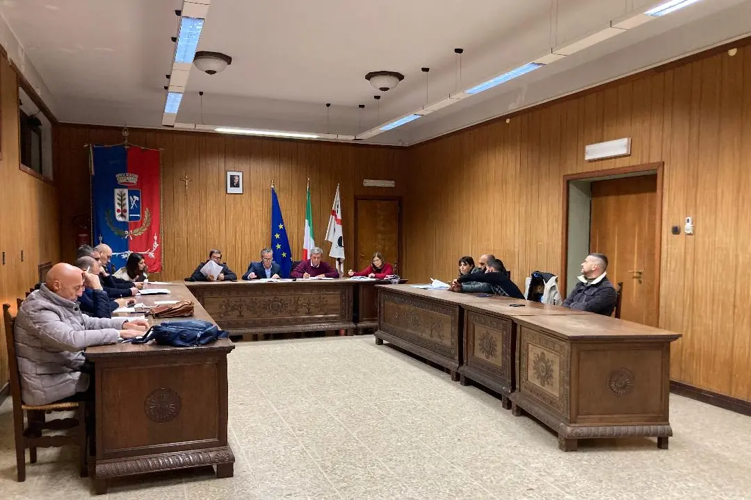 Il Consiglio comunale a Ghilarza (Foto Orbana)