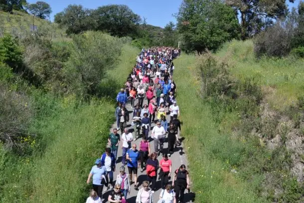 La camminata "Sotto il cielo del benessere" (foto concessa)