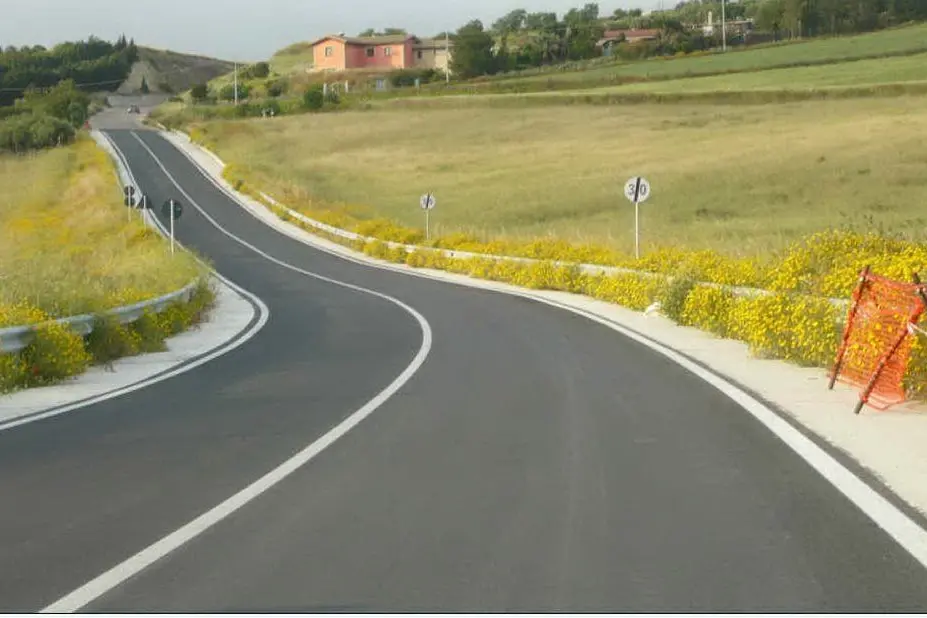 Il tratto di strada inaugurato