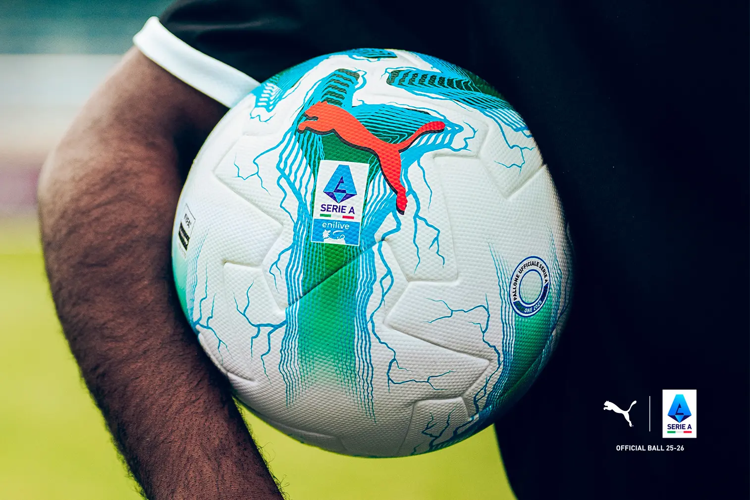 Il pallone ufficiale della Serie A 2025-2026 (foto Lega Serie A)