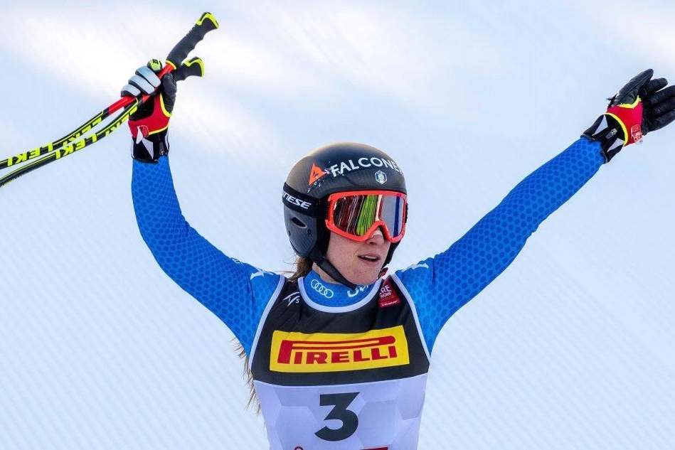 Sci alpino, Sofia Goggia conquista l'argento nel SuperG FOTO