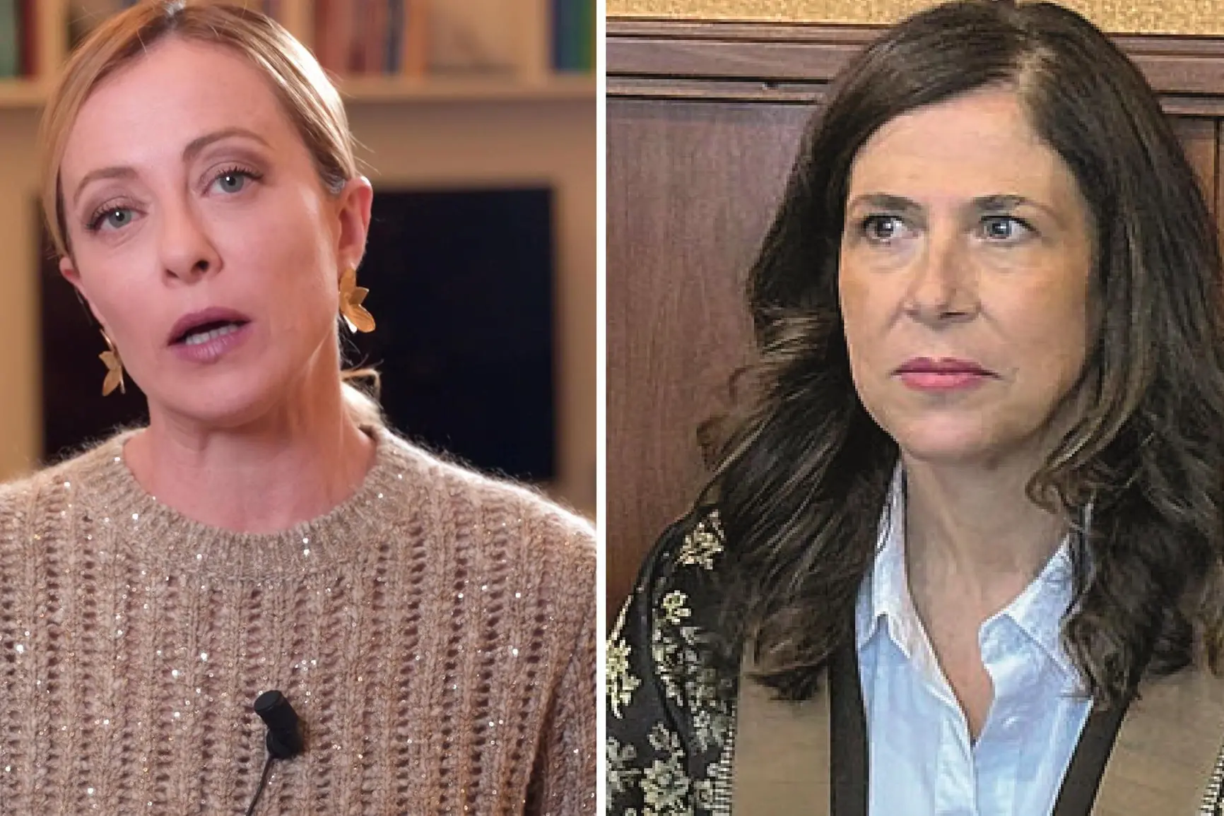 Giorgia Meloni e Alessandra Todde