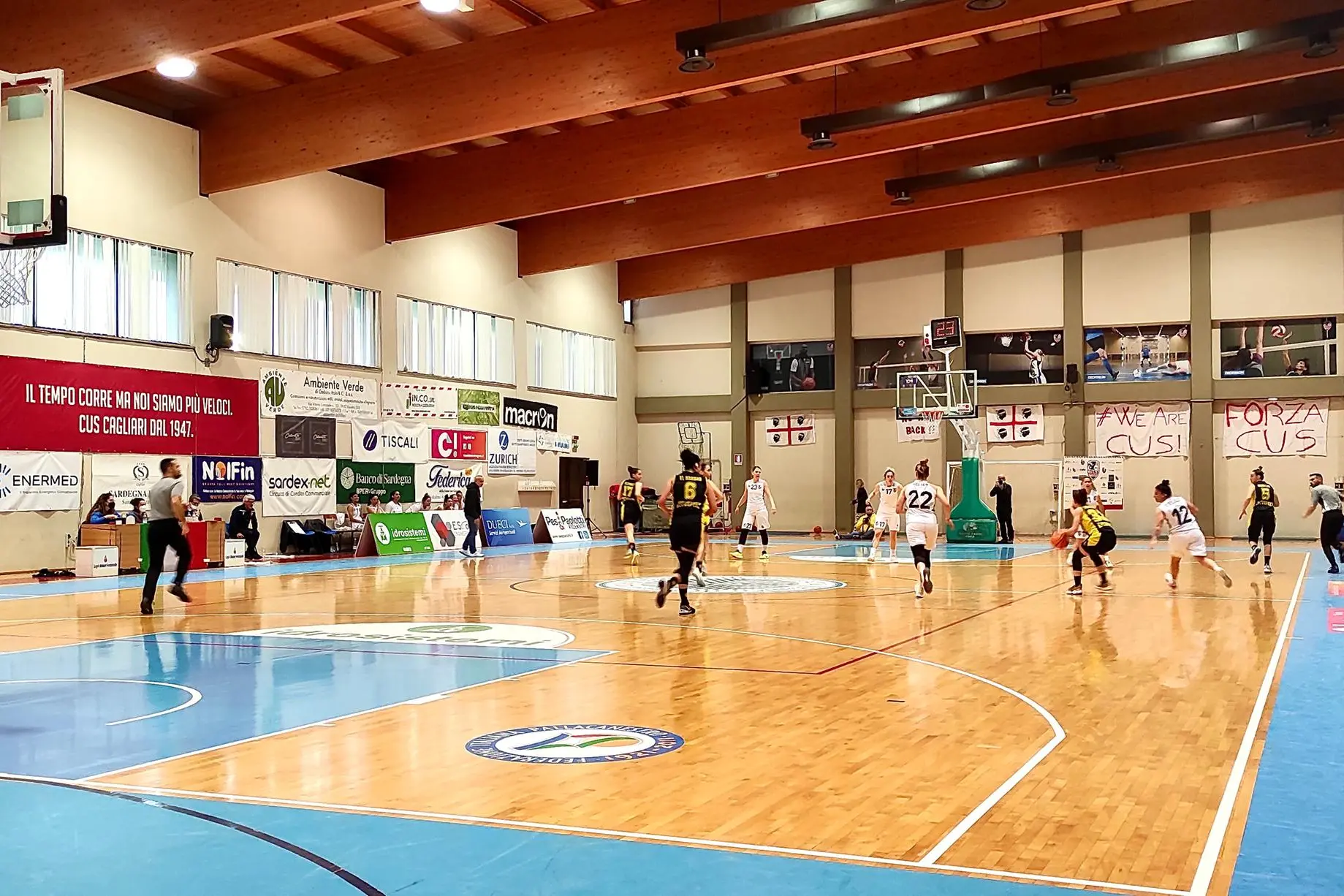 L’ultimo derby tra Cus Cagliari e Techfind Selargius (foto Vanna Chessa)