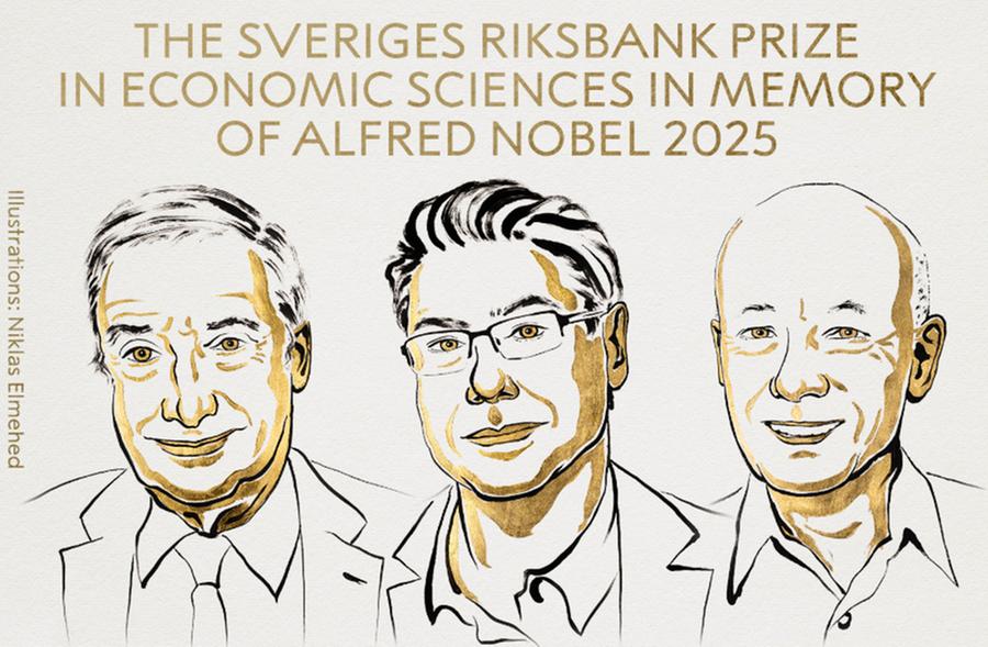Il premio Nobel per l’economia a Joel Mokyr, Philippe Aghion e Peter Howitt