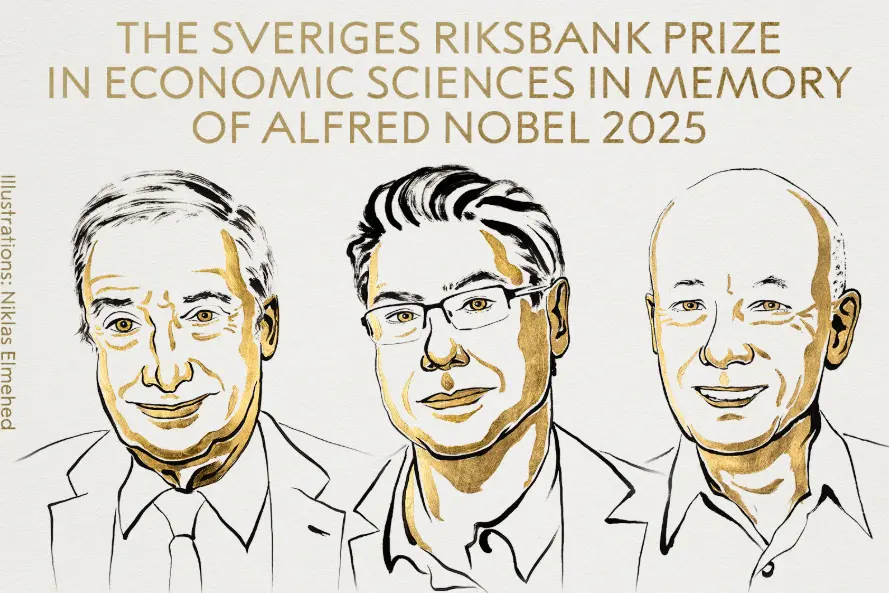 I tre vincitori del Nobel per l'economia