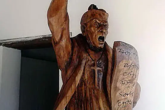 La statua di Predi Antiogu