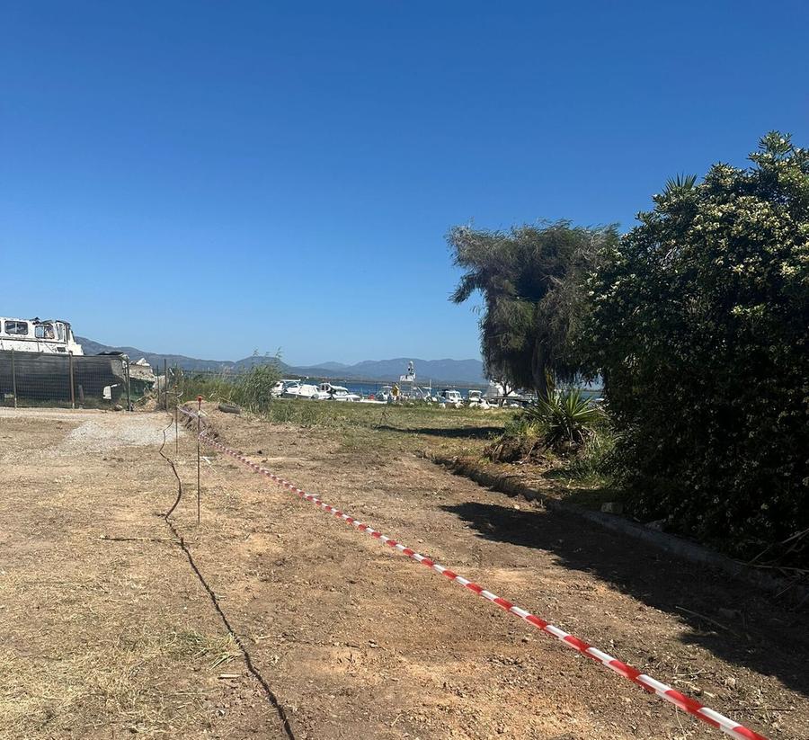 Bonifiche davanti al porticciolo