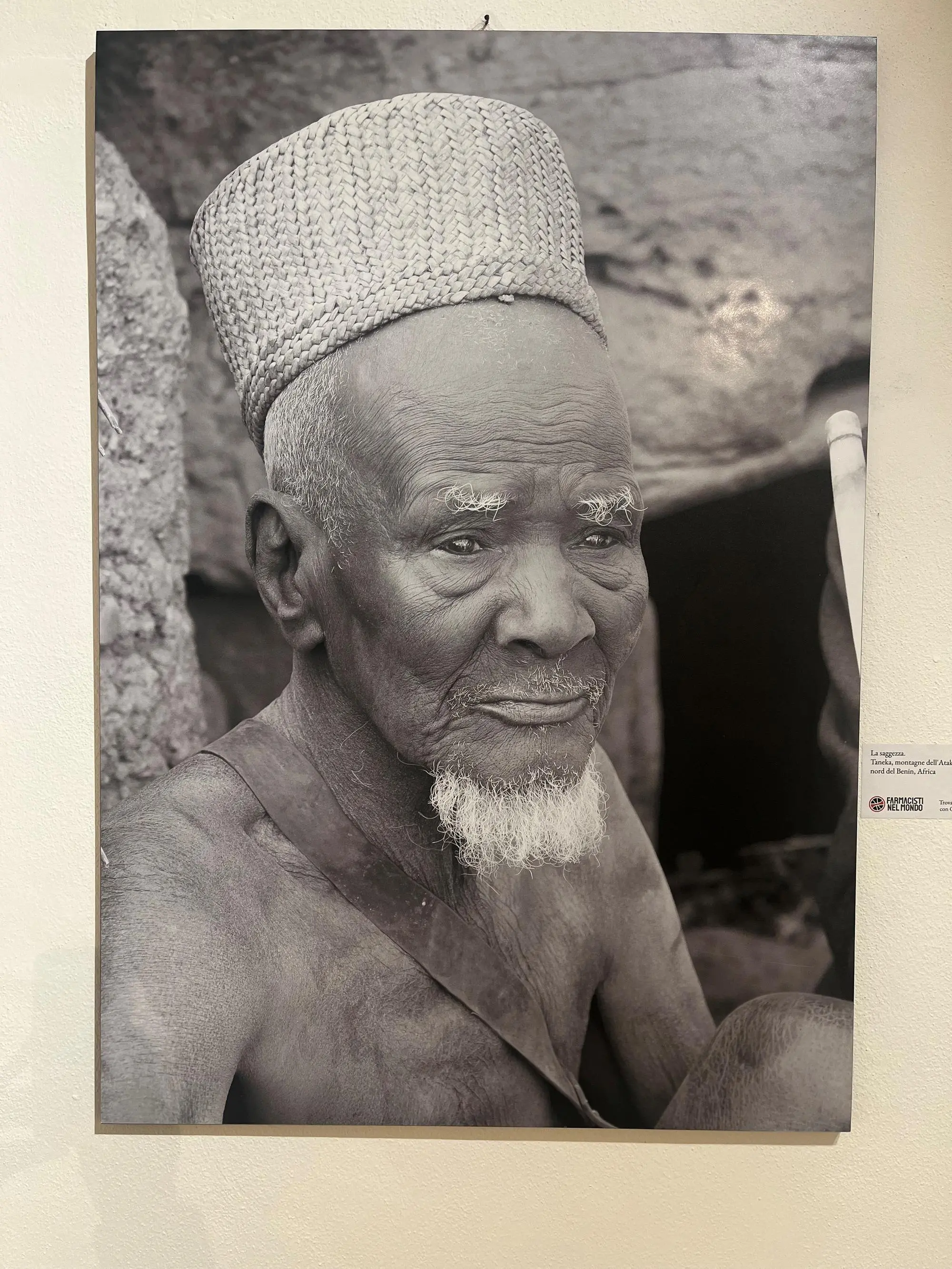 Immagine di un anziano del Benin (foto V.Pinna)