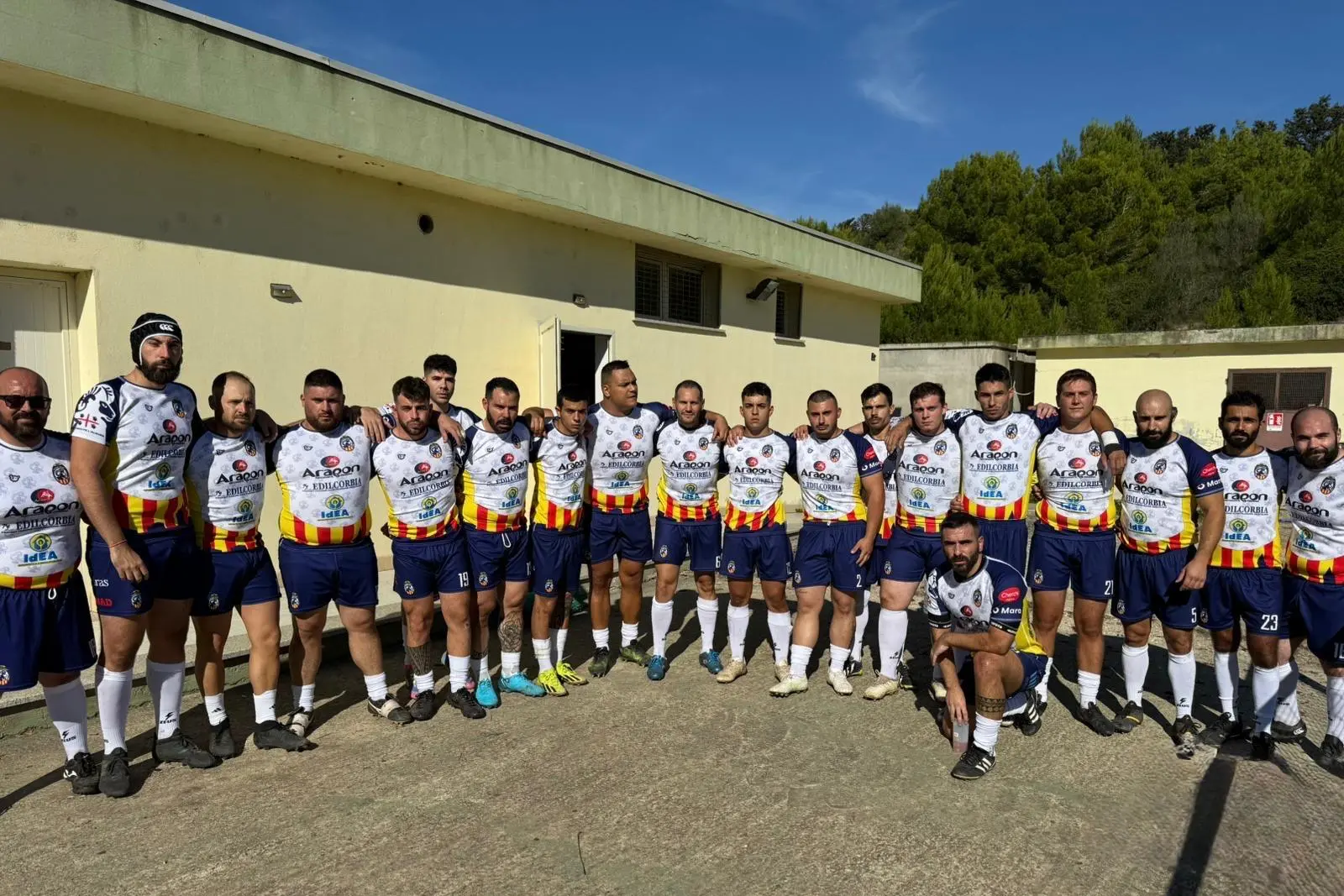 La squadra che ha esordito ieri (foto concessa)