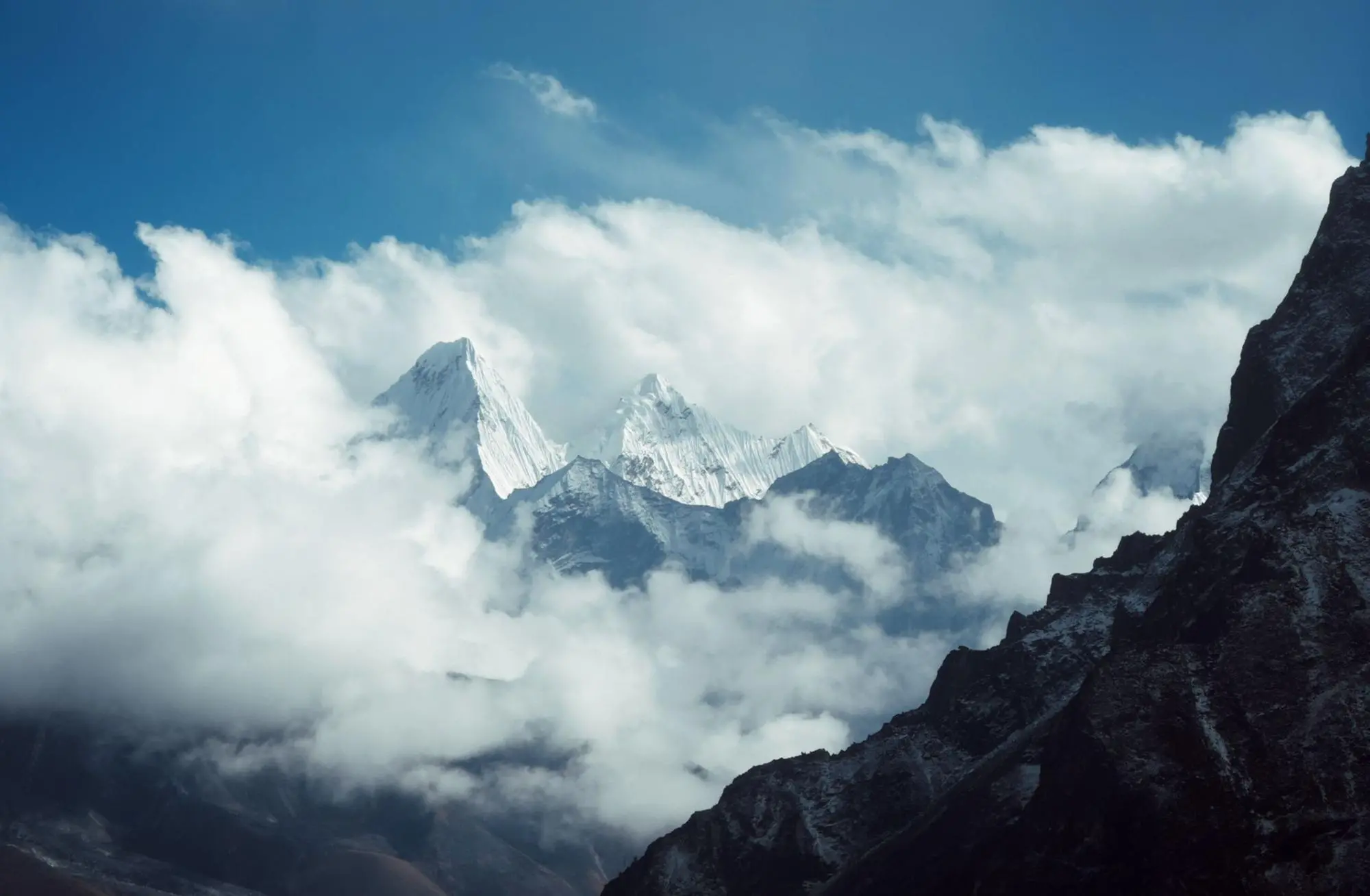 Montagne himalayane viste dal Cho La Pass (foto concessa)