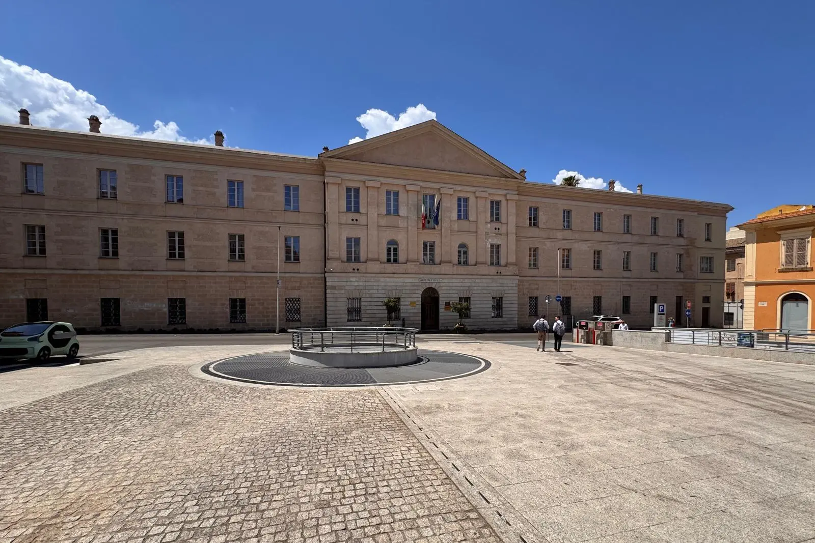 Sassari, l'ospedale di piazza Fiume, nuova sede della Asl 1