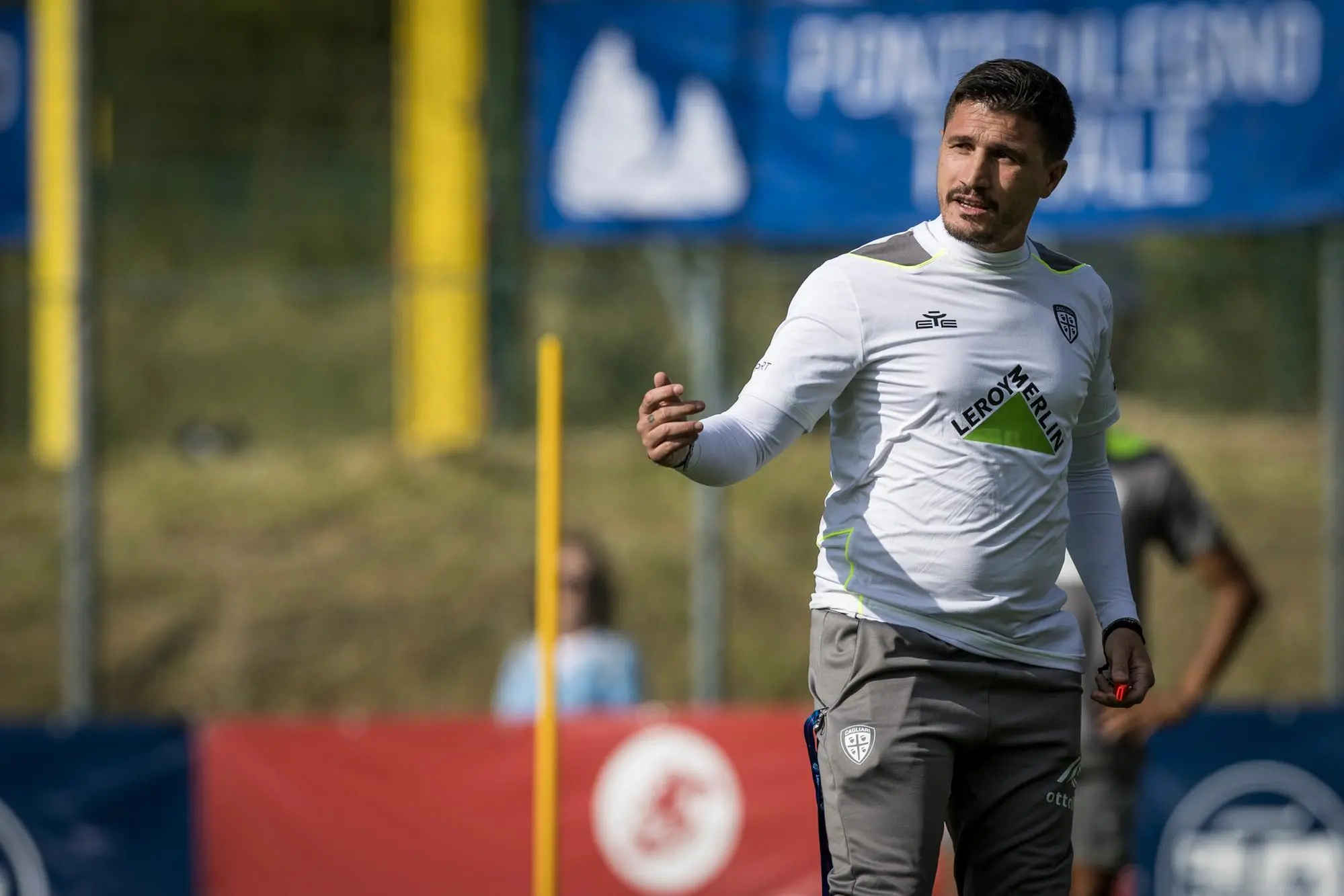 Fabio Pisacane, allenatore del Cagliari (foto Valerio Spano)