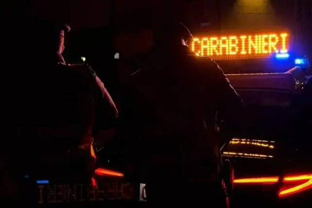 Un intervento dei carabinieri