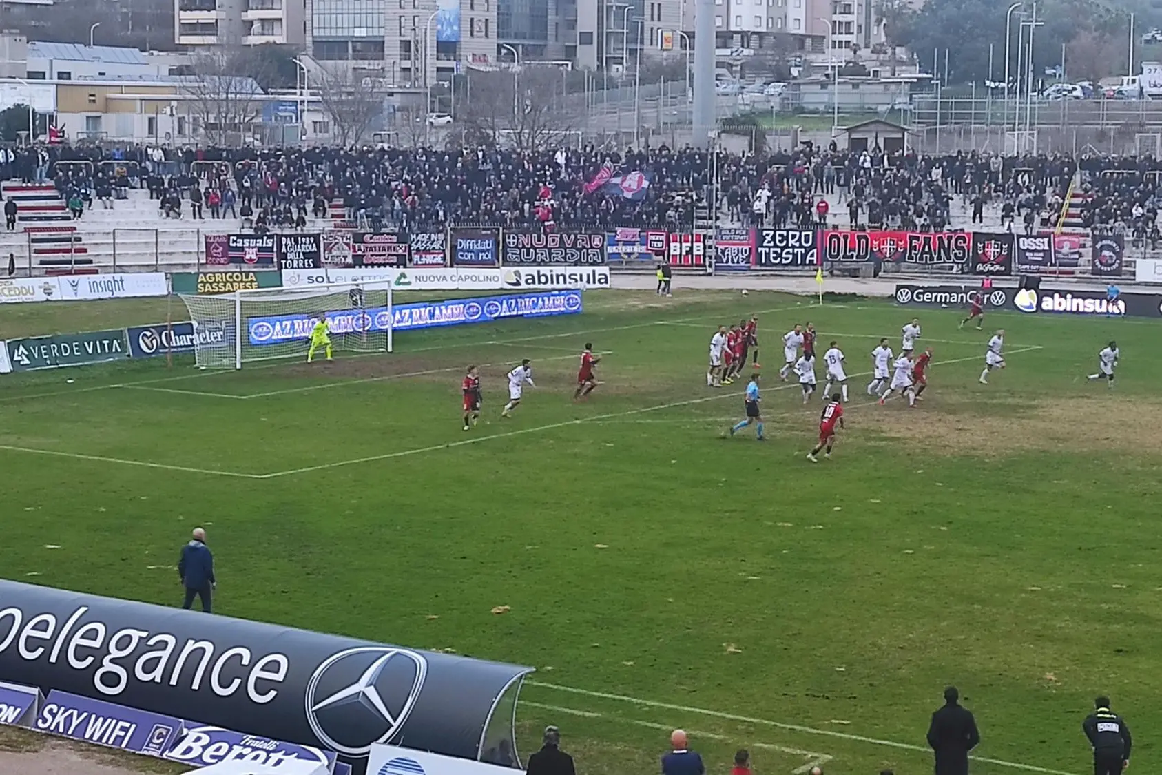 Torres pericolosa nel finale di gara (foto G. Marras)