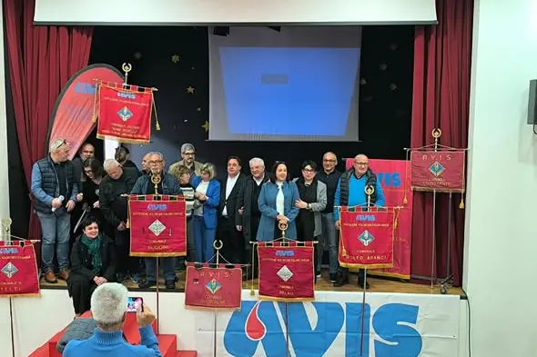 Luogosanto, partecipanti all'assemblea Avis Provinciale