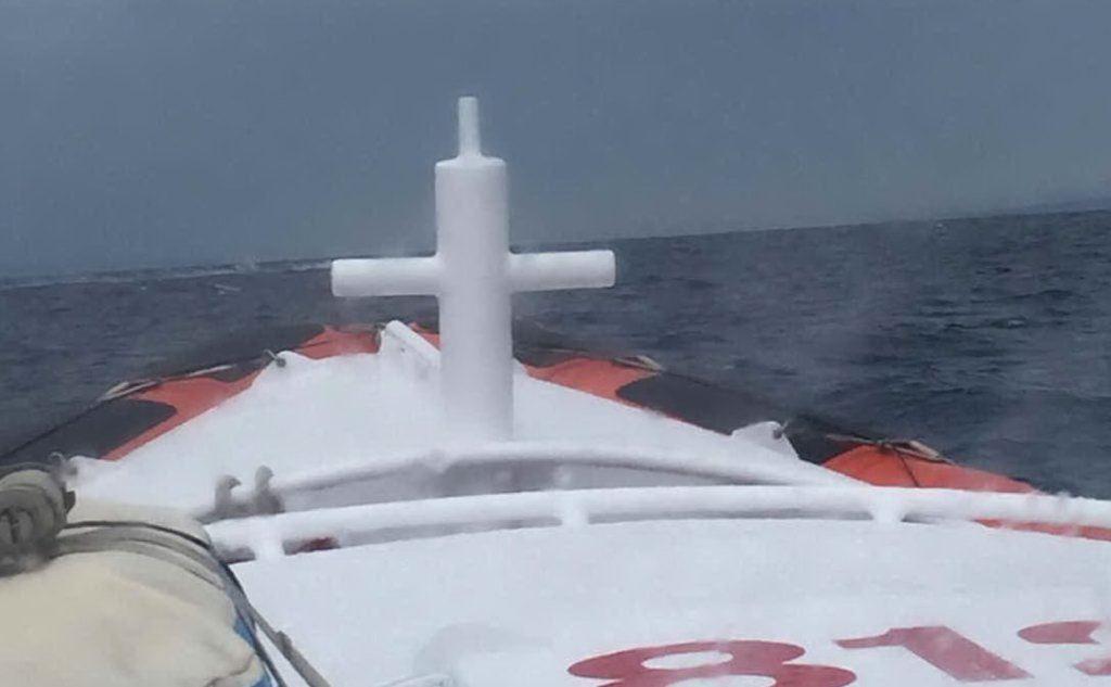 Tragico sbarco di migranti nel Sulcis (foto Capitaneria di porto)