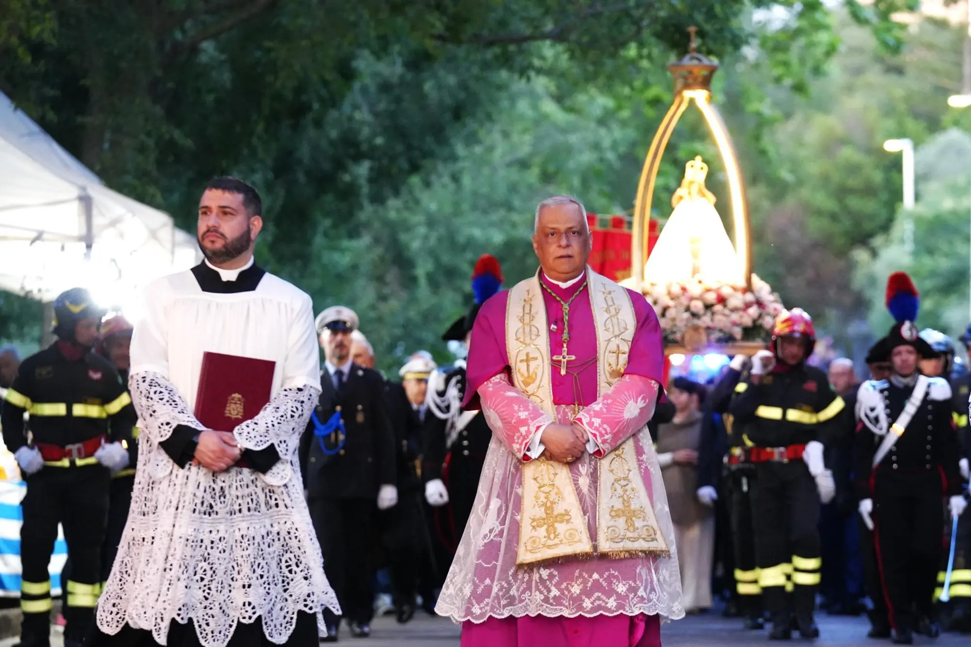 Sassari, un momento della processione (foto Floris)