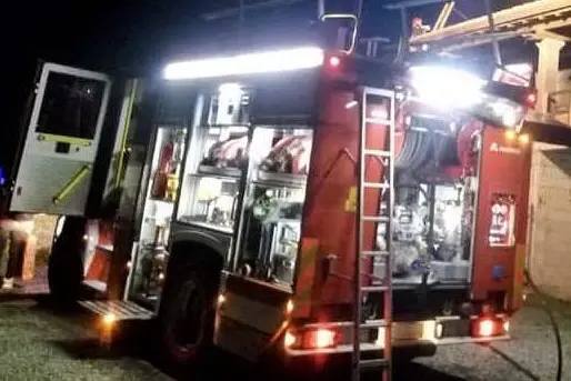 Vigili del fuoco di Oristano (foto Elia Sanna)
