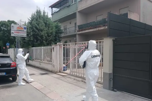Il sopralluogo (Ansa)