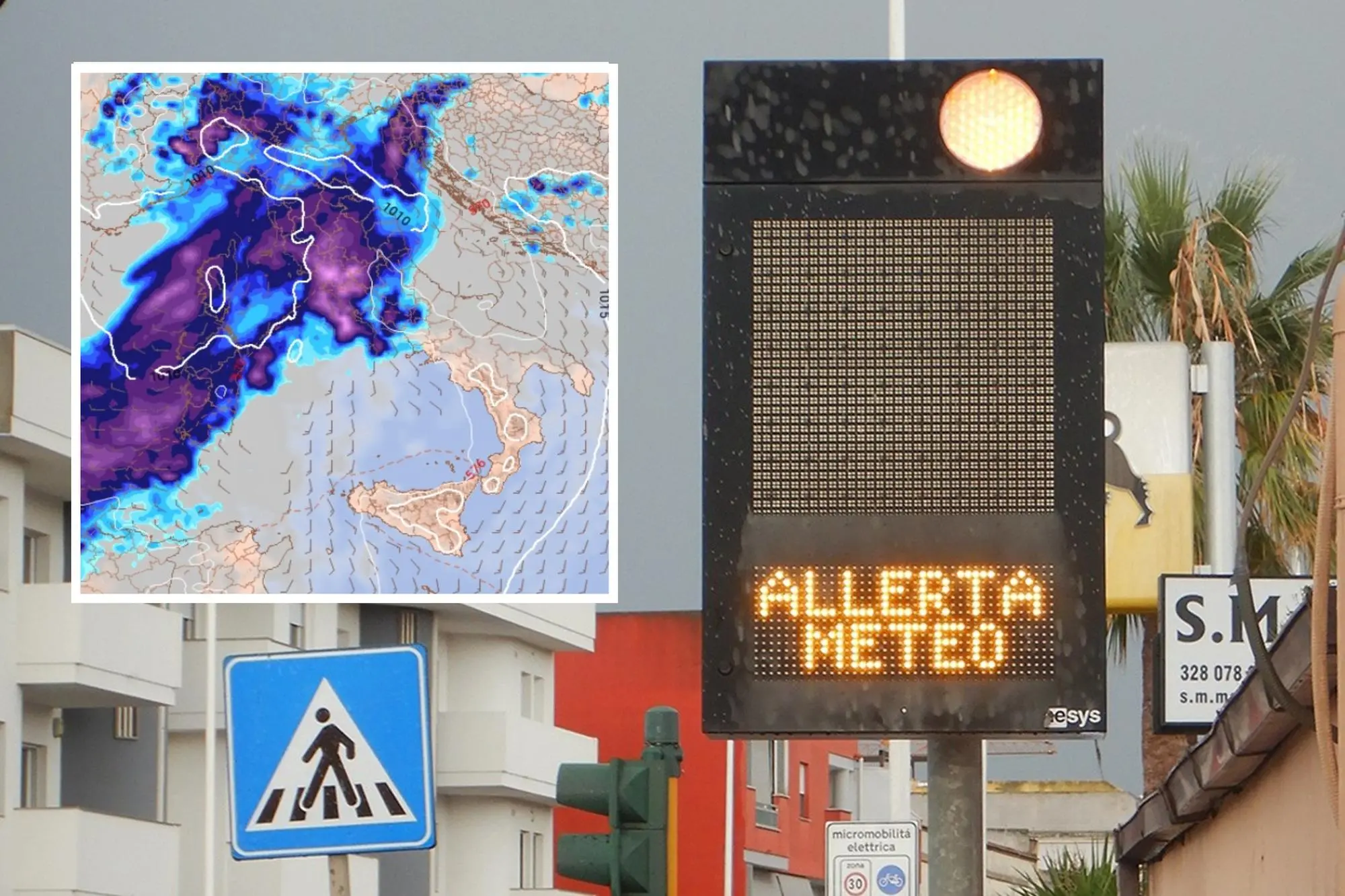 Allerta meteo in Sardegna