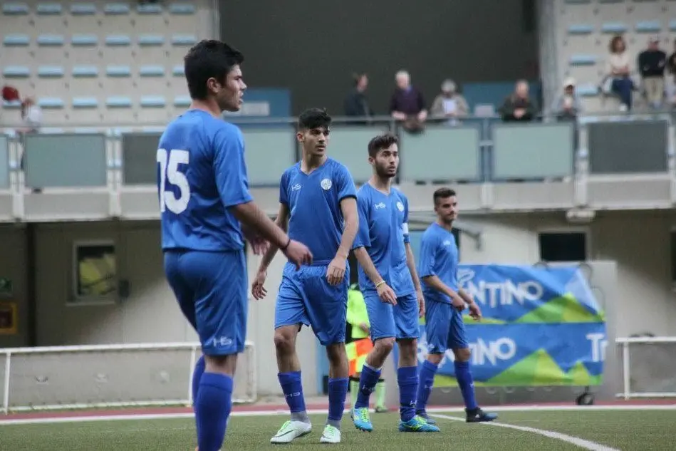 Una squadra in campo